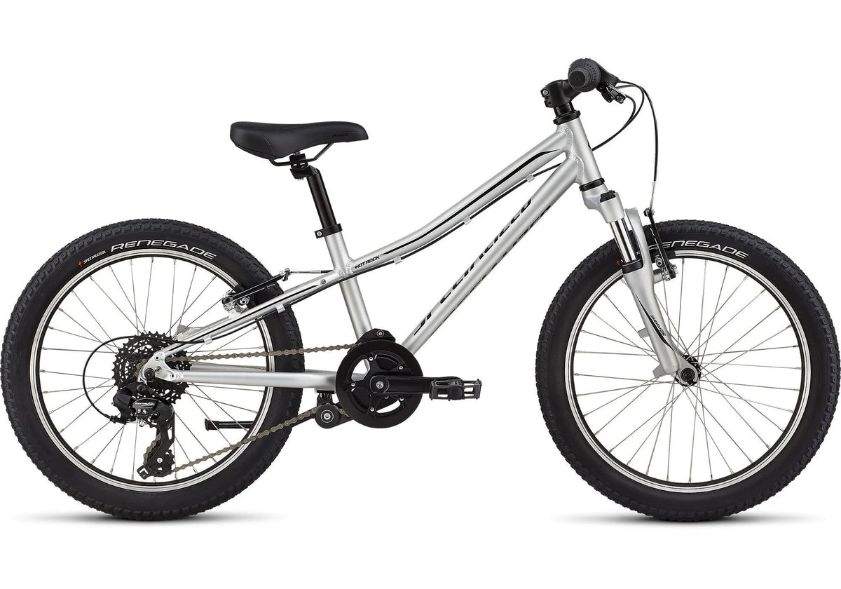 Satin Light Silver Black 20 Kids Bike D372662
