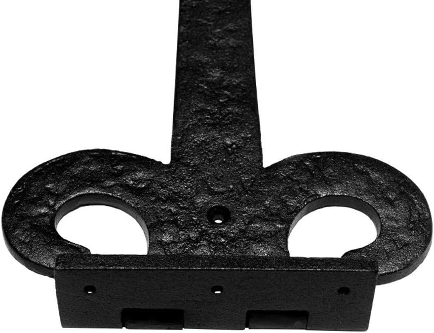 Black Wrought Iron Door Strap Hinge 18 Long Pack of 4 W271
