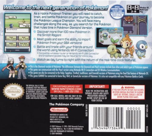Pokemon Diamond Version T816980