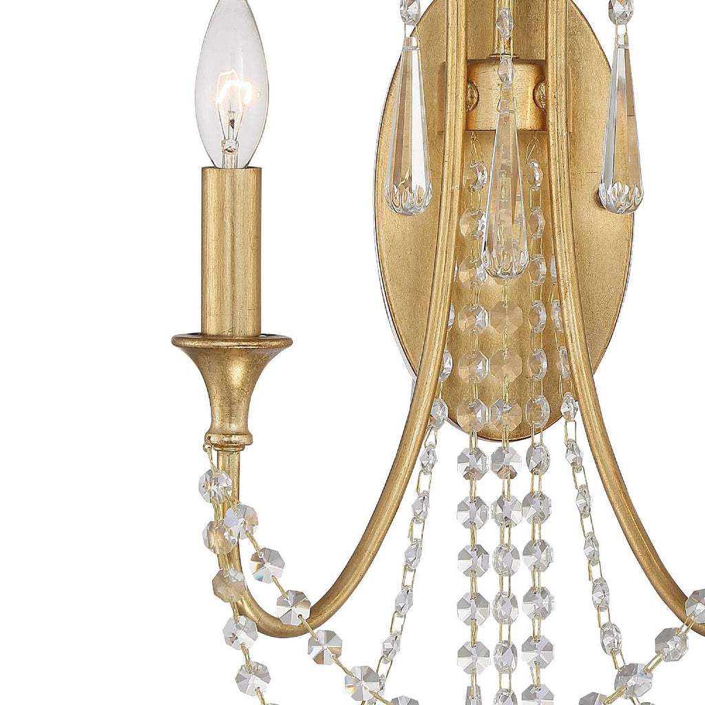 Antique Gold Wall Mount Light P7966