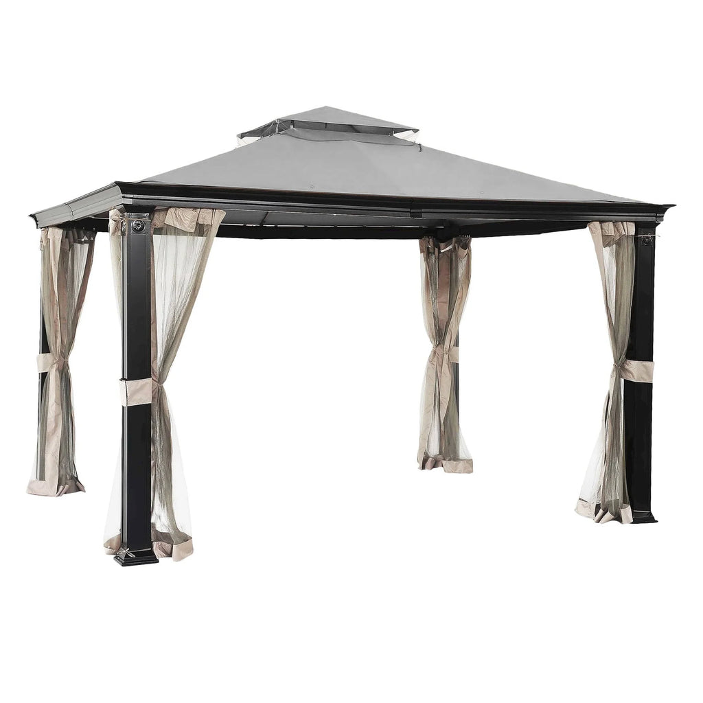Slate Gray 10' x 12' Replacement Canopy Top Cover Q8974