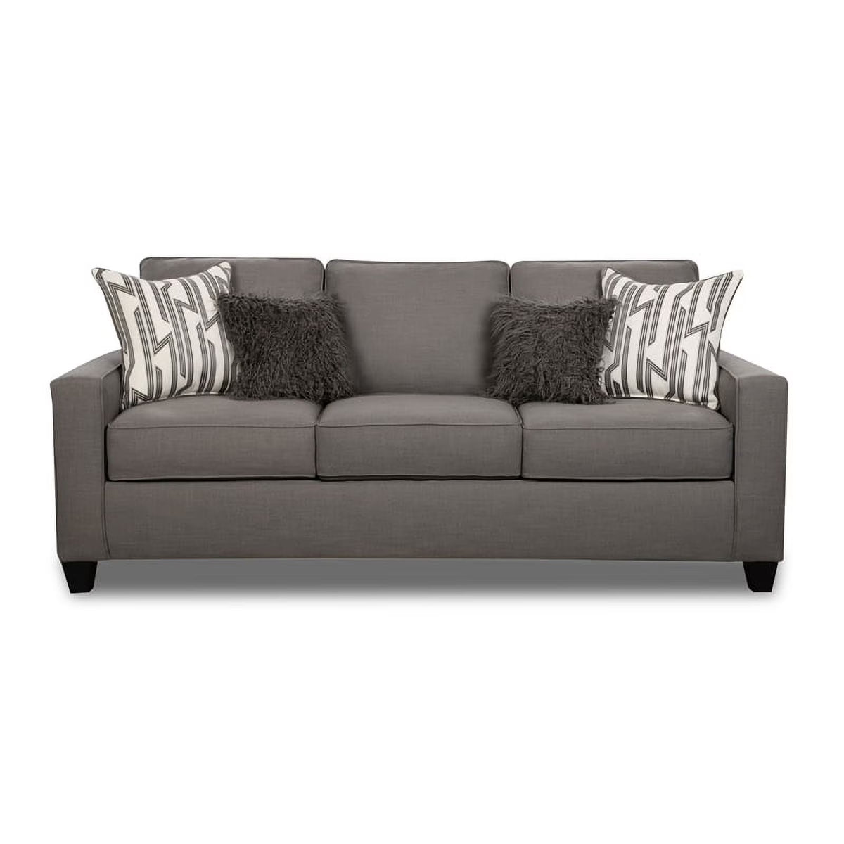 Gray Sofa with Accent Pillows J472243