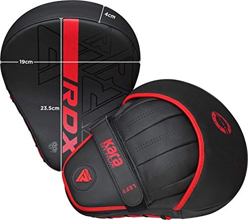 Curved Focus Mitts Maya Hide Leather Adjustable Ventilated T358228