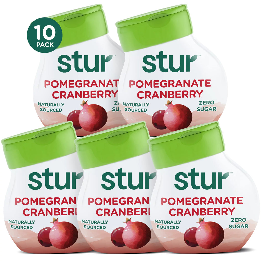 Pomegranate Cranberry Liquid Water Enhancer Drink Mix 1.62 fl oz Bottle 10 Pack Z5835