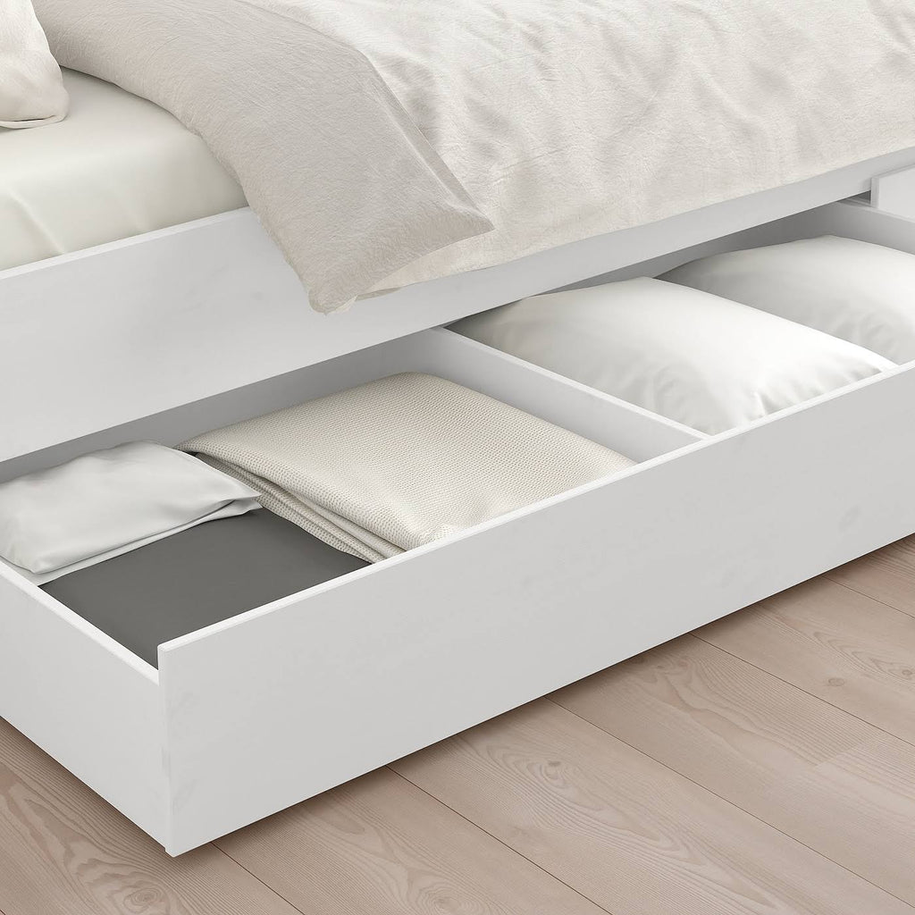 Twin Bed Frame with 2 Storage Boxes O559