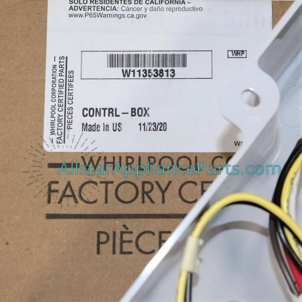 Refrigerator Control Box Panel B7496