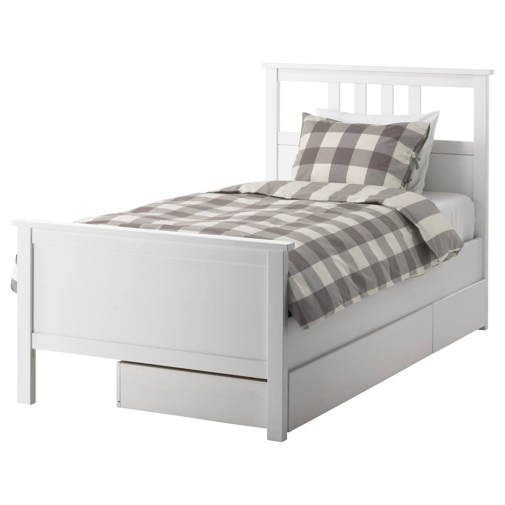 Twin Bed Frame with 2 Storage Boxes O559