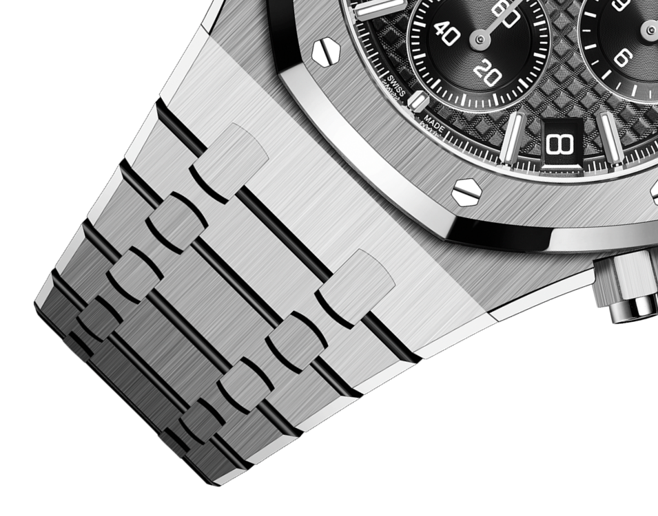Black Dial Chronograph 41mm A806