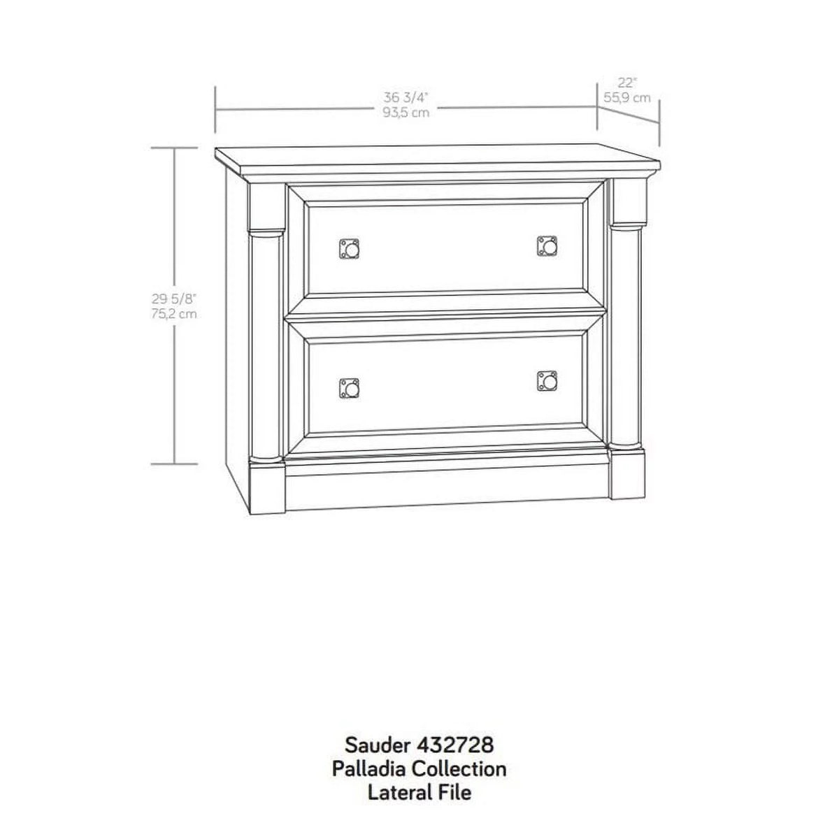 2 Drawer Lateral File Cabinet L40183