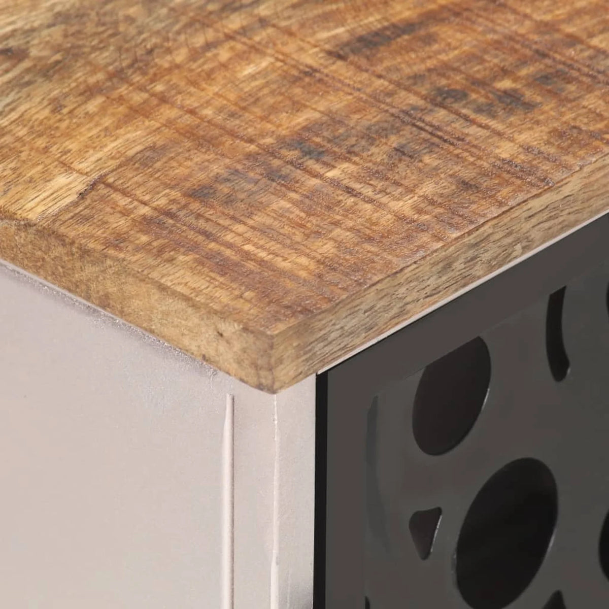 Rough Mango Wood TV Cabinet L237