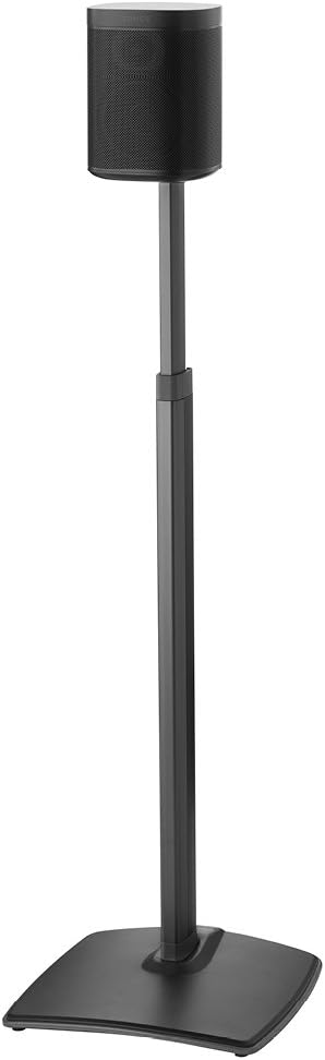 Black Adjustable Height Speaker Stands Z608149