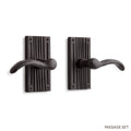 Solid Bronze Passage Door Lever Set O709