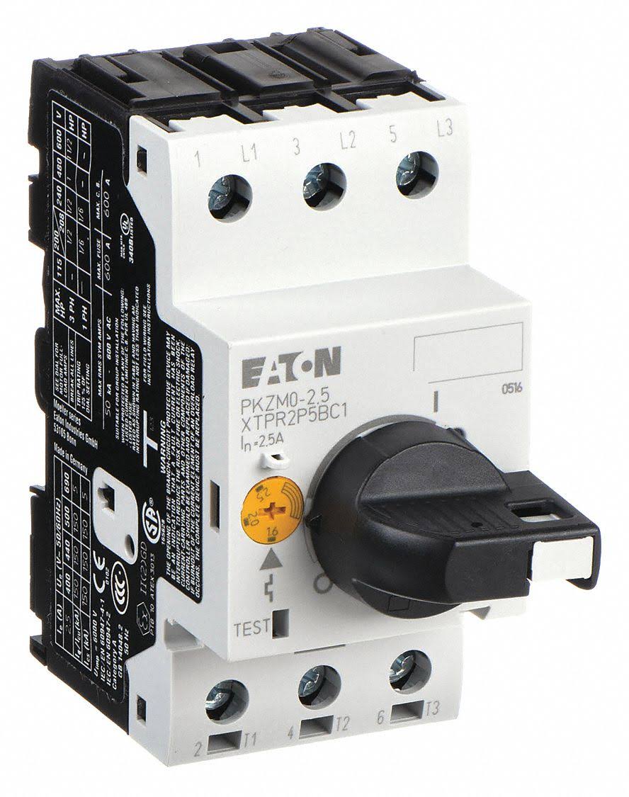 Manual Mtr Protector, 2.5A, Rotary F5041